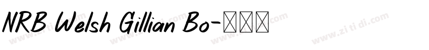 NRB Welsh Gillian Bo字体转换